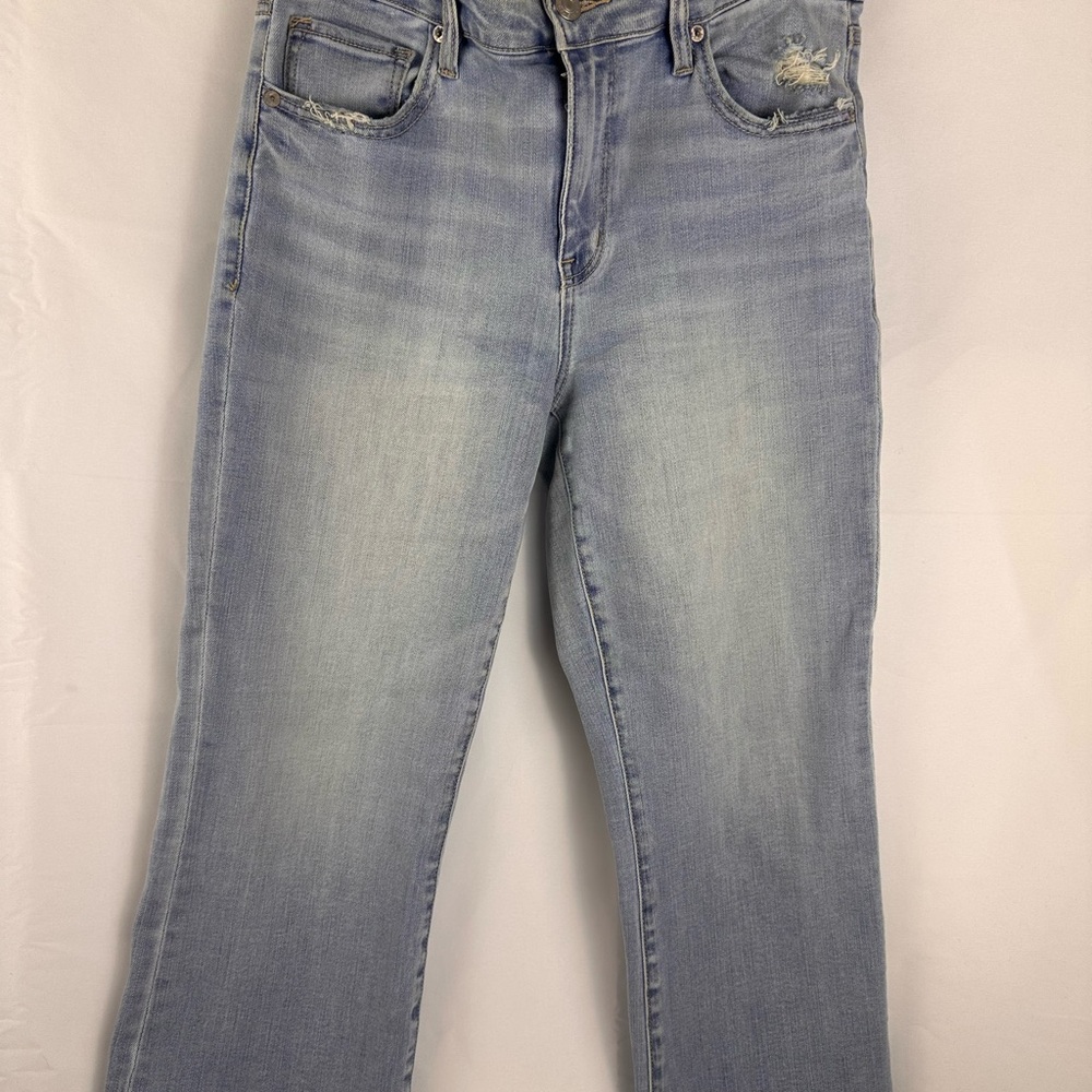 American Eagle Outfitters Light Blue Straight Leg Jeans